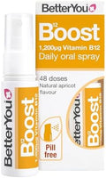 Betteryou Boost Vitamin B12 Oral Spray Natural Liquid Supplement Vitamin Spray For Daily B12 Intake Green Tea And Chromium 0.85 Oz
