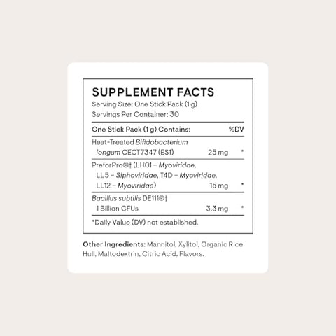 Thorne - Complete Biotic - Probiotic Prebiotic & Postbiotic For Women Men & Kids - Supports Gut Digestive & Immune Health - Occasional Constipation Diarrhea Gas & Bloating Relief 30 Servings