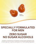 Nature'S Way Alive Zero Sugar Men'S Gummy Multivitamins Energy Metabolism Muscle Function B-Vitamins No Sugar Alcohols Plant-Based Sweeteners Peach Flavored 80 Gummies