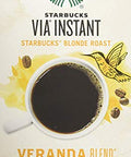 Starbucks VIA Instant Coffee, Veranda Blend, 8 CT