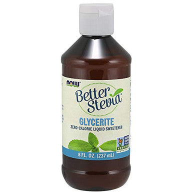 Now Foods Stevia Glycerite 8 Fl Ounces (Packaging May Vary)