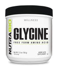 Nutrabio Glycine Powder - Glycine Supplement- Free Form Amino Acid Supplement - 1000Mg Serving - 150G 150 Servings