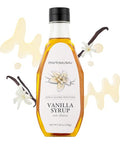 MONKSHUSHU Vanilla Allulose Syrup 18.7 Fl Oz for coffee, drinks - Keto Diet, Vegan friendly, Diabetes-Safe - Zero Calorie, Liquid type Sugar Substitute - Monk Fruit - Gluten Free, 0g Net Carbs, Non-GMO