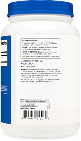 Nutricost Creapure Creatine Monohydrate Powder 1Kg