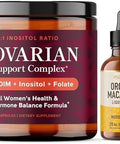 Smnutrition Maca Root Tincture & Inositol Multivitamin Hormone Balance Bundle With Liquid Maca Root For Women (120 Servings) And Ovarian Support Complex (30 Servings)