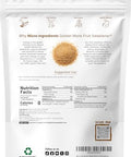 Golden Monk Fruit Sweetener with Erythritol, 4 Pounds - No After Taste - Brown Sugar Substitute, Keto Diet Friendly, Zero Calorie, Natural Sweetener for Drinks, Coffee, Tea, Cookies, No-GMO, Vegan