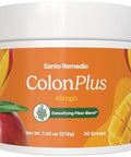 Santo Remedio Colon Plus Colon Cleanser Dietary Psyllium Husk Fiber And Probiotics Supplement 30 Servings Pineapple Flavor