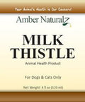 Amber Naturalz Milk Thistle Herbal Supplement For Dogs And Cats Milk Thistle Herbal Supplement For Liver Health And Support 4 Fluid Ounce Glass Bottle Manufactured In The Usa