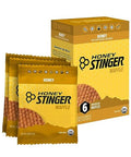 Honey Stinger Organic Honey Waffle | Energy Stroopwafel for Exercise, Endurance and Performance | Sports Nutrition for Home & Gym, Pre and Post Workout | Box of 6 Waffles, 6.36 Ounce