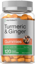 Horbaach Turmeric And Ginger Gummies 120 Count