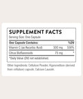 Thorne - Vitamin C 500 Mg - Blend Of Vitamin C And Citrus Bioflavonoids From Oranges - Supports Immune System Cellular Energy Production & Collagen Synthesis - Third-Party Certified 90 Servings