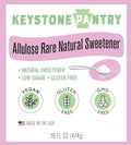 Keystone Pantry Liquid Allulose 1 Pint | Natural Low Calorie Sweetener for Coffee, Tea, Baking & Cooking | Keto, Diabetic Friendly, Zero Net Carbs, Vegan, Gluten Free, Non-GMO, Kosher