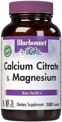 Bluebonnet Calcium Plus Magnesium Caplets 180 Count