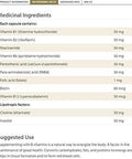 Natural Factors Vitamin B Hi Potency Complex 210 Capsules