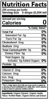 Sweetleaf Organic Sweet Drops - Flavored Stevia Liquid Sweetener Stevia Extract Zero Calorie Keto Friendly Non GMO Natural Flavor Sugar Alternative - Vanilla Creme 2 Fl Oz (Pack of 1)