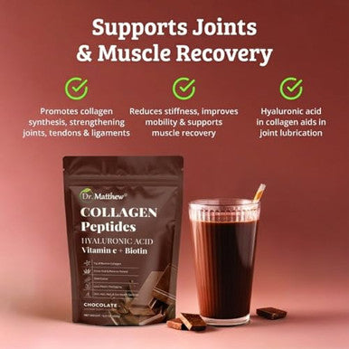 Dr Matthew Chocolate Collagen Powder