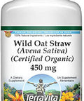 Terravita Wild Oat Straw (Avena Sativa) (Certified Organic) - 450 Mg (100 Capsules, Zin: 518609)