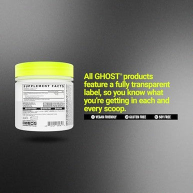 Ghost Basics Creatine Monohydrate Powder For Men & Women 5G Creapure Creatine Workout Supplement For Muscle Gain Vegan Soy & Gluten 50 Servings