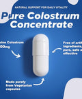 Peakvigor Organic Bovine Colostrum CapsulesImmune Support En1332Ss