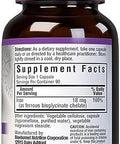 Bluebonnet Nutrition Chelated Iron 18 Mg Nonconstipating Iron Soy Gluten Nongmo Kosher Dairy Vegan 90 Vegetable Capsules 90 Servings
