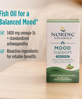 Nordic Naturals Mood Support Omega Blend - Unflavored - 60 Soft Gels - 1400 Mg Omega-3 Supplement With Epa & Dha - Promotes Balanced Mood And Serenity - Non-Gmo 30 Servings