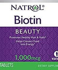 Natrol Biotin Maximum Strength 10000 Mcg Tablets 100 Ea (Pack Of 4)