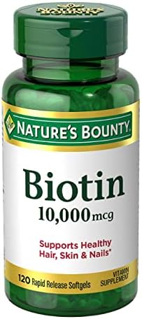 Viactiv Calcium Plus Vitamin D Supplement Soft Chews Brown Milk Chocolate 180 Count and Natures Bounty Biotin Supports Healthy Hair Skin and Nails 10000 mcg Rapid Release Softgels