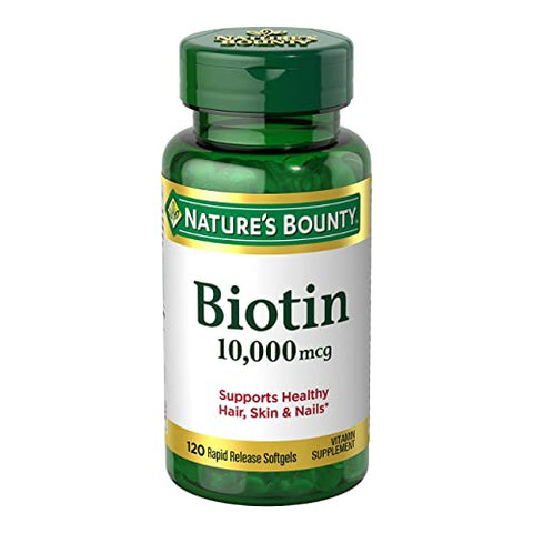 Viactiv Calcium Plus Vitamin D Supplement Soft Chews Brown Milk Chocolate and Nature's Bounty Biotin Supports Healthy Hair Skin and Nails 10000 mcg Rapid Release Softgels 180 Count