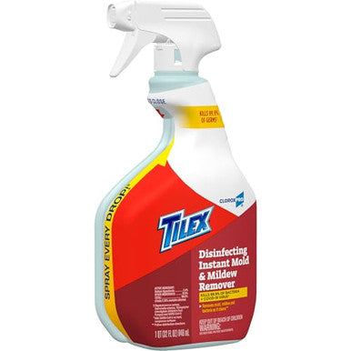 Cloroxpro Tilex Disinfecting Instant Mold And Mildew Remover Spray 32 Fluid Ounces Pack Of 9 (Package May Vary)