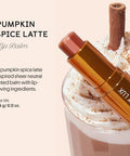 Winky Lux Pumpkin Spice Latte Balm Hydrating Lip Balm Sheer Nude Tint With Vitamin E And Jojoba Oil To Moisturizer Lips Vegan & Cruelty
