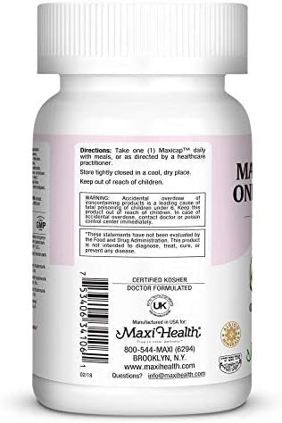 Maxi One Per Day Prenatal Formula With Methylated Folate And Gentle Iron 60 Count