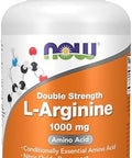 Now Foods Supplements, L-Arginine 1,000 Mg, Nitric Oxide Precursor, Amino Acid, 120 Tablets
