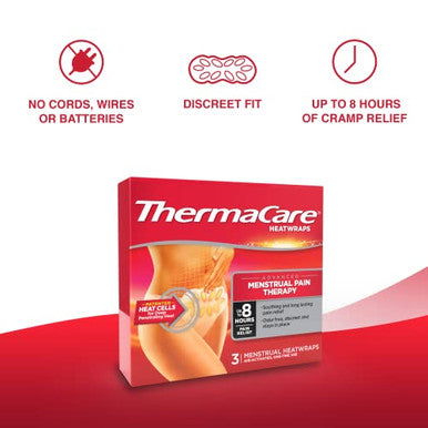 Thermacare Menstrual Relief Patches 3 Count Pack