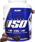 Alpha Supps Iso, Low Carb 100% Whey Protein Isolate Powder, 25 Grams Per Serving, Helps Support Muscle Growth, Low Sugar And Gluten (Chocolate Cake, 5 Lb)