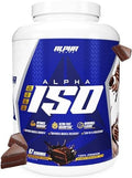 Alpha Supps Iso, Low Carb 100% Whey Protein Isolate Powder, 25 Grams Per Serving, Helps Support Muscle Growth, Low Sugar And Gluten (Chocolate Cake, 5 Lb)