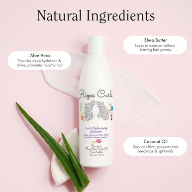 Rizos Curls Heat Protection Multivitamin Leave-In And Curl Defining Cream
