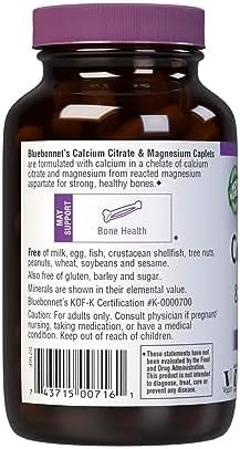 Bluebonnet Calcium Plus Magnesium Caplets 180 Count