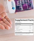 Trace Minerals Zinc Gummies - Chewable Zinc Supplement With Elderberry - Supports Immune System Health - Supplement To Aid Healthy Digestion & Development - Elderberry, 60 Gummies (30 Servings)