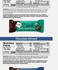 The Kitchen Queen Variety Pack Dark Protein Bars "Made For Nugo Nutrition " 12 Count " Flavors: Pretzel Mint Chocolate Chip Mocha Peanut Butter Coconut Chocolate Chipor Almond " Kosher Pareve Dairy Vegan Gluten "The Kitchen Queen" Packaging
