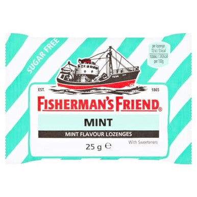 Fisherman'S Friend Sugar Free Mint Lozenges 25G Sachet (Pack Of 3)