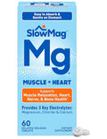 Slow-Mag Slowmag Muscle & Heart Magnesium Chloride Supplement With Calcium 60 Count Supports Muscle Relaxation Heart Nerve & Bone Health High Absorption