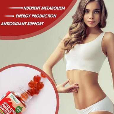Careleaf Apple Cider Vinegar Gummies Metabolism Gummy With 1000Mg Avc & Vitamin B6 Vitamin B12 Acv Gummies For Metabolism Digestion Detox Gut & Immune Health 60 Counts