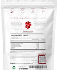 Micro Ingredients Mega Omega-3 Krill & Fish Oil 2000Mg Equivalent 240 Softgels Lemon Flavored Burpless Essential Fatty Acids & Astaxanthin Epa 350Mg Dha 230Mg Heart & Brain Supplement