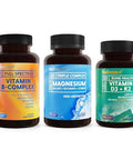 BioEmblem Adults Triple Magnesium Complex and Vitamin D3 K2 and Vitamin BComplex 270 Count