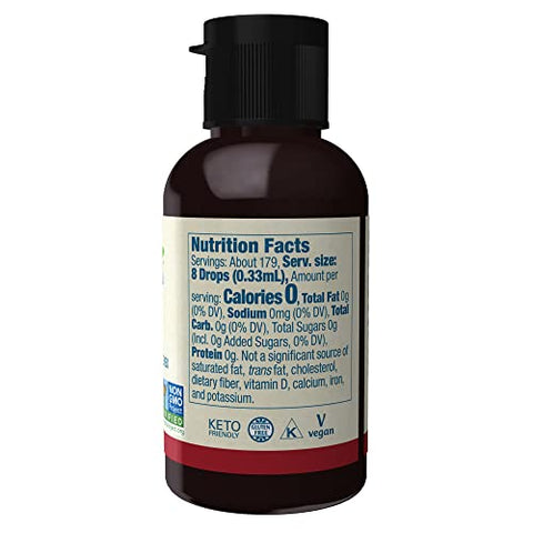 NOW Foods Better Stevia Liquid Maple ZeroCalorie Liquid Sweetener Low Glycemic Impact NonGMO 2Ounce