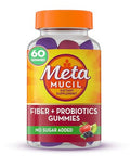 Metamucil Metamucil Fiber Plus Probiotics For Digestive Health Strawberry Kiwi Blackberry 60 Count