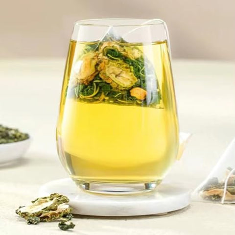 Bitter Melon mulberry leaf tea 8.81oz Dried Momordica Charantia Sliced Tea Bags Old mulberry leaf tea Fruit Tea Bagged tea bag