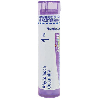 Boiron Phytolacca Decandra 1M Md 80 Pellets For Sore Throat Pain Radiating To The Ears