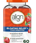 Align Probiotic Bloating Relief + Food Digestion Probiotics For Women And Men Probiotic Helps Soothe Occasional Bloating With Vitamin B12 To Help Break Down Food Into Cellular Energy60 Gummies