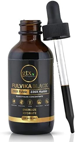 Trace Mineral Drops (400 Servings)(Flavorless) ÃƒÂ¢Ã¢â€šÂ¬Ã¢â‚¬Å“ 74 Minerals From Humic & Fulvic Acid Concentrated, Plant-Based, Supplement Electrolytes Alkaline Ph By Fulvika Black, 4 Ounce, 4.0 Fl Oz, Pack Of 1